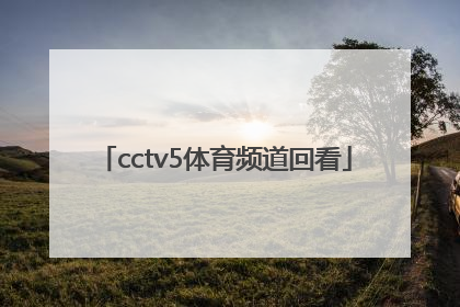 「cctv5体育频道回看」下载CCTV5体育频道