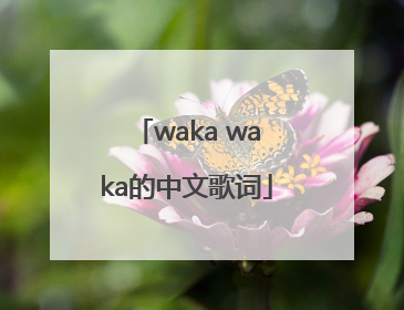 waka waka的中文歌词