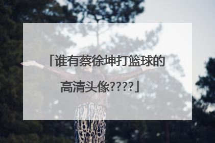 谁有蔡徐坤打篮球的高清头像????
